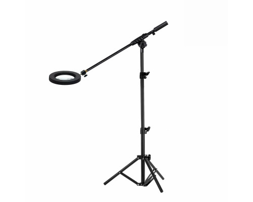 Светодиодная лампа лупа LSLN-16 на напольной стойке LS, черная