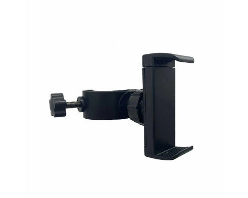 Держатель для телефона 5,7-8,5 см на шаровом креплении струбцинного зажима для штатива