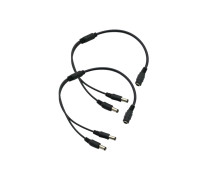 Разветвитель питания DC1-2 на два разъема DC 2.1х5.5 мм, черный, 2 шт