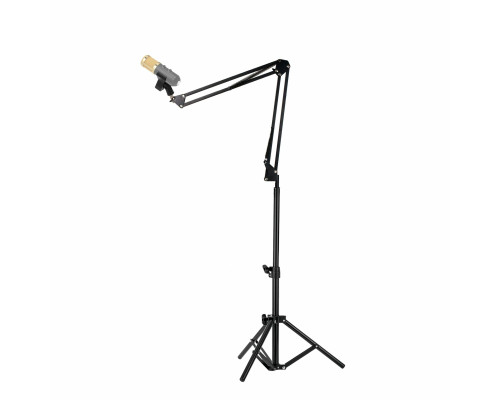 Микрофонная стойка JBH-U2P с держателем "прищепка" на пантографе