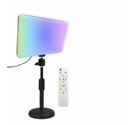 Осветитель RGB PM-26ZM на пульте управления с регулировкой цвета и яркости на настольной стойке с резьбой 3/8