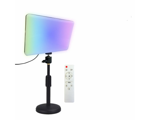 Осветитель RGB PM-26ZM на пульте управления с регулировкой цвета и яркости на настольной стойке с резьбой 3/8