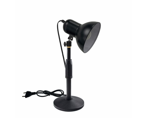 Настольная лампа светильник LZM-63B с черным абажуром