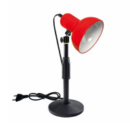 Настольная лампа светильник LZM-63R с красным абажуром