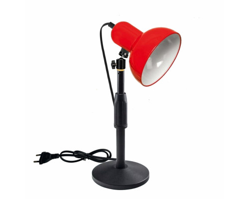 Настольная лампа светильник LZM-63R с красным абажуром