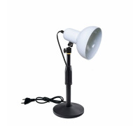 Настольная лампа светильник LZM-63W с белым абажуром