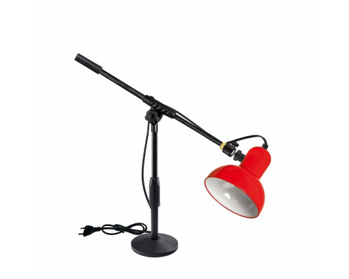 Светильник настольный LPZM-63R с красным абажуром
