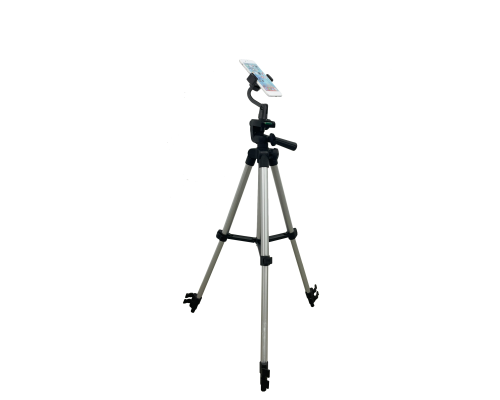 Стойка держатель DT3110-R для телефона 6,2-8,5 см с регулировкой угла наклона и поворота на триподе