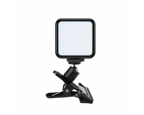 Светодиодный RGB осветитель на аккумуляторе с шарнирным креплением на прищепке