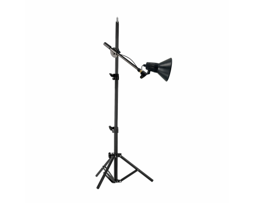 Напольный светильник JBAB-15 с черным абажуром на штативе JBH