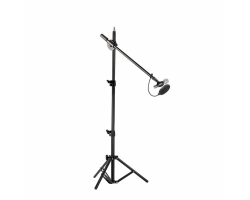 Напольная стойка для микрофона журавль MCPro-63P10 с поп-фильтром диаметром 10 см