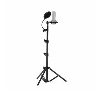 Напольная стойка JBH-PP10 с держателем для микрофона паук P1 и поп-фильтром 10 см