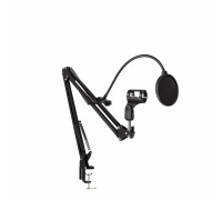 Настольная стойка NB-P10 для микрофона, пантограф с поп-фильтром 10 см