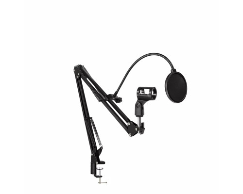 Настольная стойка NB-P10 для микрофона, пантограф с поп-фильтром 10 см