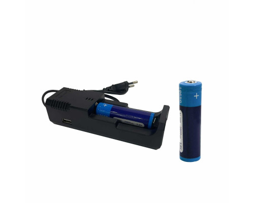 Зарядное устройство HD-8866 и 2 аккумулятора Li-ion 18650, 2000 мАч