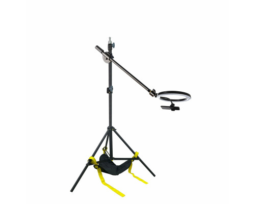 Напольная стойка штатив JBH-L26M с мешком для противовеса на треноге для горизонтальной съемки с кольцевой лампой 26 см