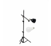 Светильник JBHVAL-1, металлический черный с лампочкой на напольной стойке, освещение для дома