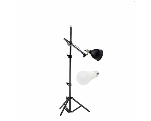 Светильник JBHVAL-1, металлический черный с лампочкой на напольной стойке, освещение для дома