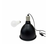 Светильник подвесной VAL-1 с лампочкой в комплекте, металлический черный, освещение для дома