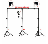 Переносной каркас KF-300LS на усиленных стойках 200х300 см для фотофона