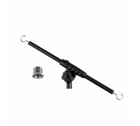 Универсальная горизонтальная планка 60 см с крючками с двух сторон с креплением на штатив с резьбой 1/4"