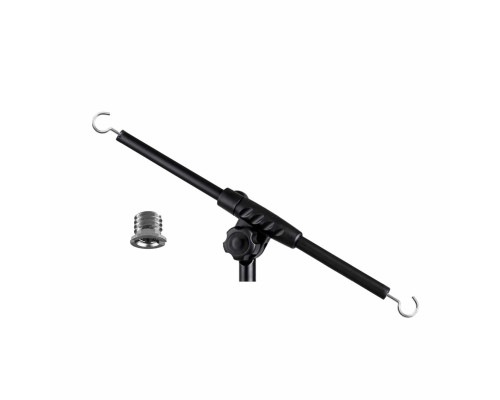 Универсальная горизонтальная планка 60 см с крючками с двух сторон с креплением на штатив с резьбой 1/4"