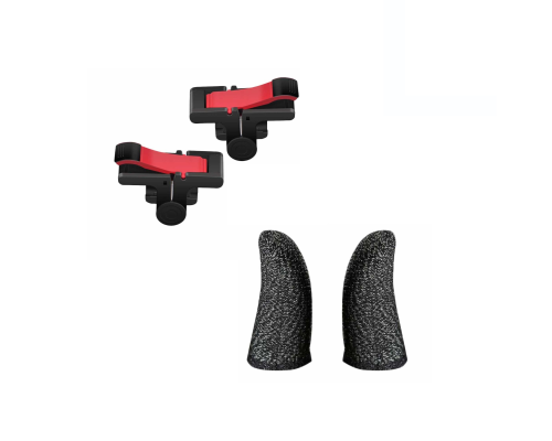 Триггеры D9 и игровые сенсорные напальчники для игры в PUBG и другие игры на телефоне, по 1 паре