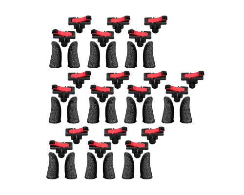 Триггеры D9 и игровые сенсорные напальчники для игры в PUBG и другие игры на телефоне, по 10 пар