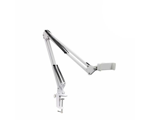 Держатель DTPB-1 для телефона для съемки на пантографе с креплением на стол, белый