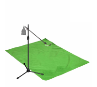 Комплект MLKDT-F152 для горизонтальной съемки сверху: напольный штатив ML с крючком для противовеса, держатель для телефона до 85 мм и фон 1.5х2м