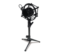 Держатель для микрофона паук P2 пластиковый на настольной металлической стойке MF-027-38-P2