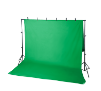 Каркас JBH-GP2P-F183P с планкой из 3 секций, шириной до 2 метров с фоном 1,8х3 м и 6 прищепками