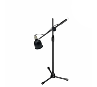 Защитный плафон TPLD-ML63K большой черный с регулировкой яркости для освещения террариума на напольной стойке с крючком для противовеса