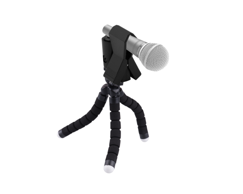 Держатель прищепка на стойке для микрофона DP-FLM-38 с гибкими ножками