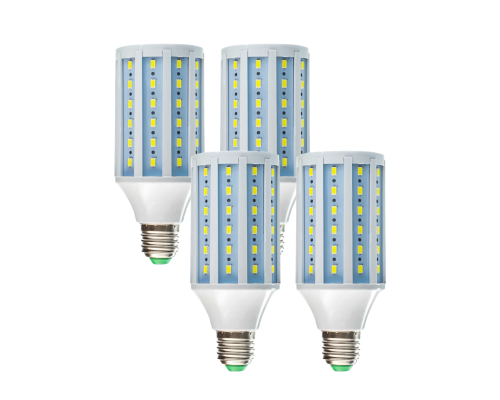 Лампа LED для фото-осветителей, светодиодная лампа для софтбокса E27/20W/5500K, 4 шт