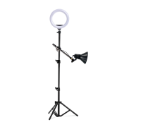 Напольный светильник JBAB-RL20SH с черным составным абажуром и лампой RGB 20 см на шарнире