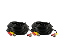 Кабель комбинированный для видеонаблюдения BNC/DC-BNC/DC, 40 метров, 2 шт