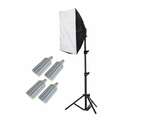 Софтбокс с блоком SBLS-L4-40W с 4 лампочками 40W на усиленном штативе