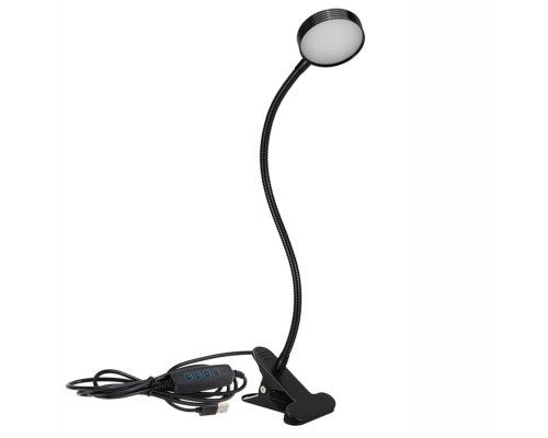 Гибкая переносная лампа SL-06bd-p на прищепке с подключением к Powerbank