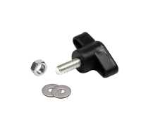 Крепежный винт барашек M6x10 с гайкой и шайбами