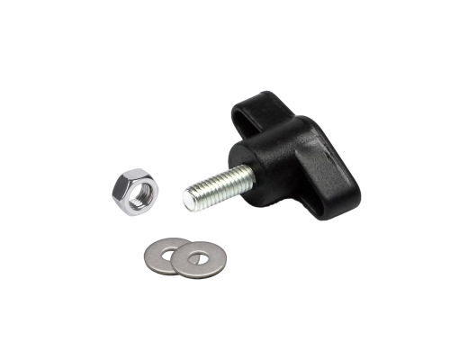 Крепежный винт барашек M6x10 с гайкой и шайбами