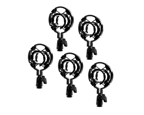 Держатель для микрофона паук P1 пластиковый противоударный с резьбой крепления 3/8, 5 шт