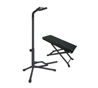 Набор PGGF-02B: универсальная напольная стойка для гитары и подставка под ногу гитариста