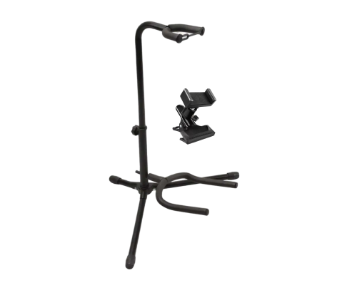 Набор PGDT-01: универсальная напольная стойка для гитары и держатель для телефона
