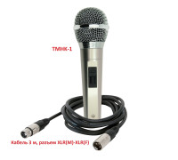 Динамический микрофон TMHK-1 с кабелем 3 м, разъем XLR (M)-XLR (F)