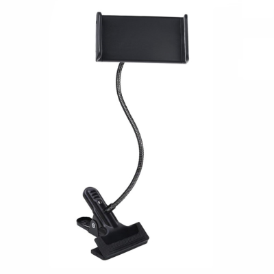 Гибкий держатель GD для телефона или планшета размером до 25 см на прищепке PR1