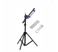 Лампа 17 см переносная автомобильная, холодный свет, с магнитным креплением на штативе JBH-35