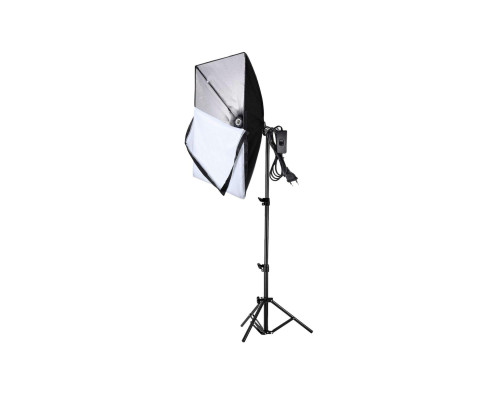 Студийный свет софтбокс 50х70 см с держателем на 1 лампу на штативе JBH