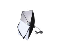 Светоотражающий софтбокс 40х60 см с держателем на 1 лампочку со светодиодной лампочкой 20W