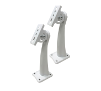Настенный кронштейн металл крепление для камеры видеонаблюдения, белый, 2 шт